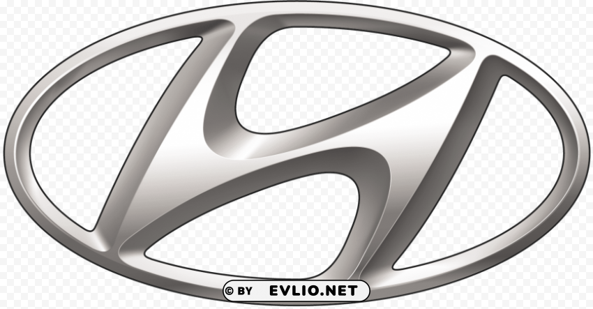 hyundai logo Isolated Character in Transparent Background PNG