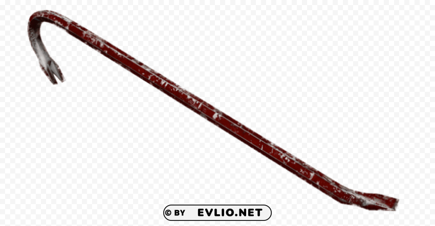 used crowbar PNG Image Isolated on Transparent Backdrop