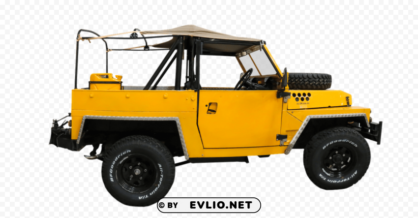 yellow jeep Free PNG images with alpha channel compilation