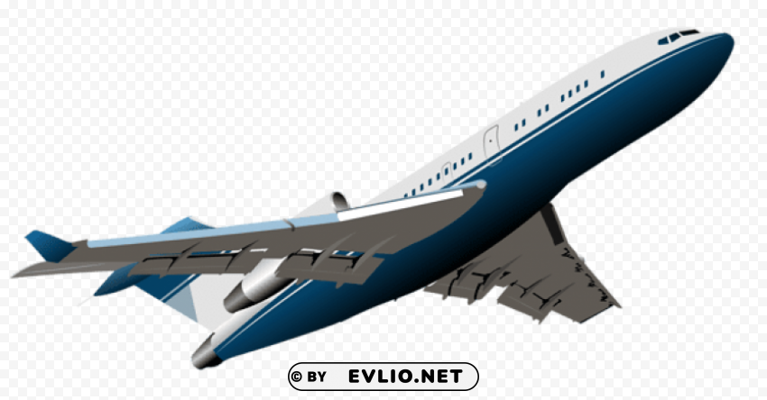 aircraft vector Isolated Subject with Transparent PNG