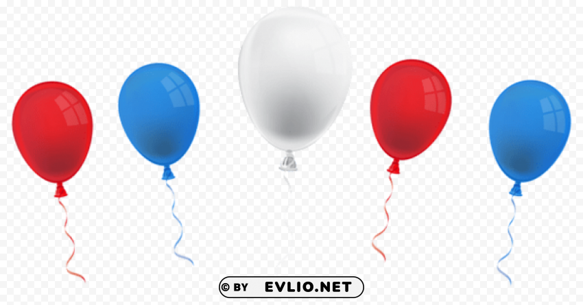 4th july balloons Transparent picture PNG