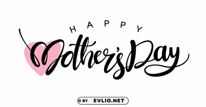 happy mothers day 2018 CleanCut Background Isolated PNG Graphic