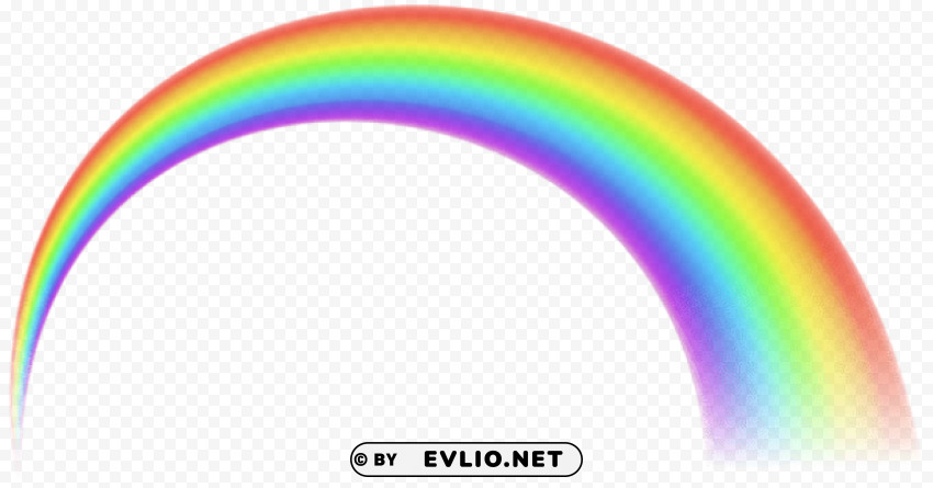  rainbow PNG graphics with transparent backdrop