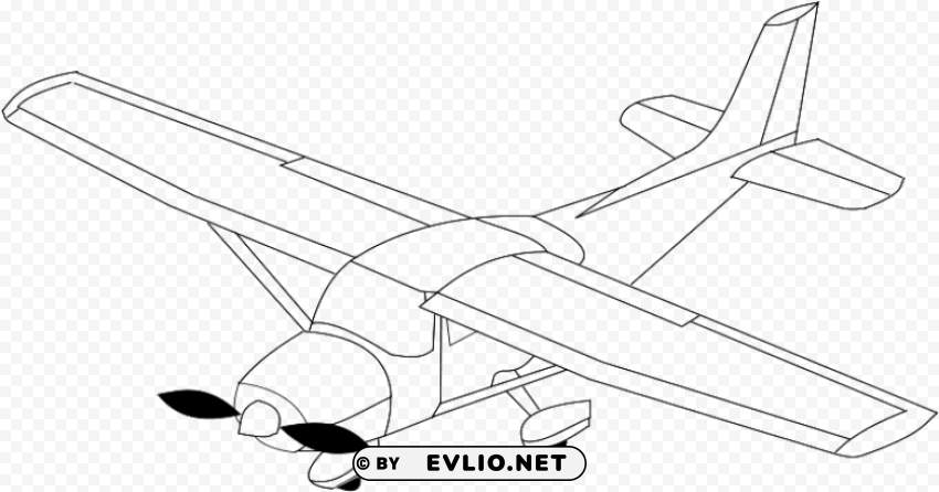 airplane PNG Graphic with Clear Isolation