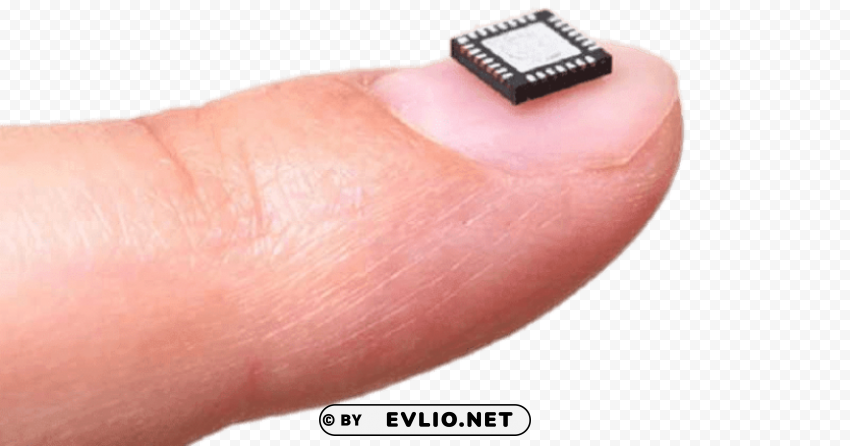 microchip on fingernail Free transparent background PNG