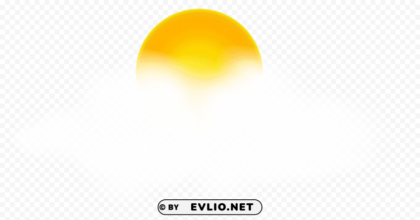 sun with cloud large HighResolution Transparent PNG Isolated Element