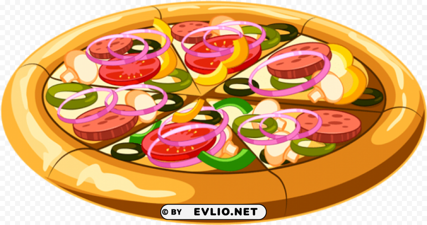 Pizza PNG Images With No Background Assortment