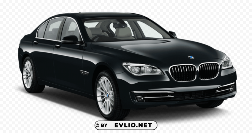 black sapphire metallic bmw 7 sedan 2013 car Isolated Design Element in HighQuality Transparent PNG clipart png photo - ab6c19b5