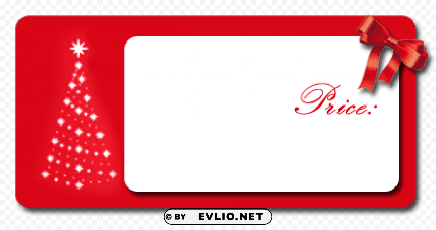 Christmas Bow Frame Red Transparent PNG Isolation Of Item