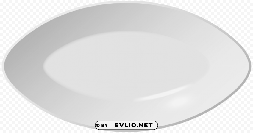 white plate PNG with Isolated Object