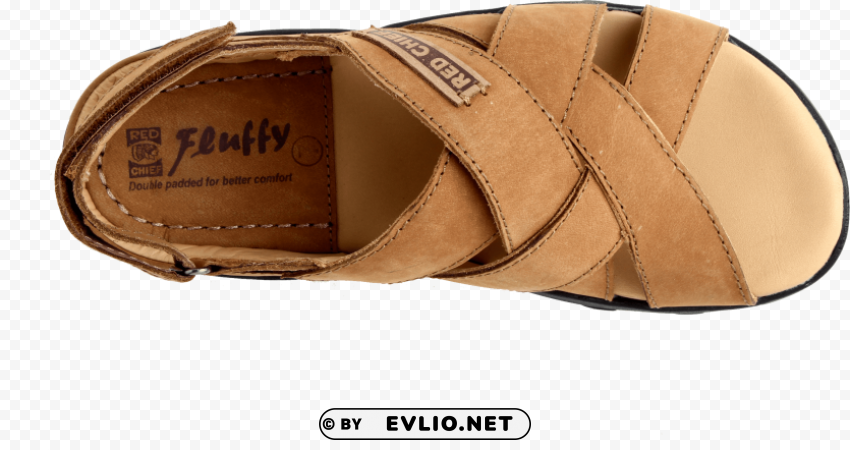 leather sandal PNG for use