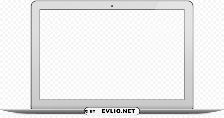 mac book empty screen Transparent PNG images set
