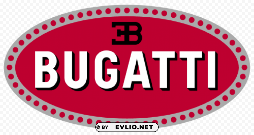 bugatti logo Transparent PNG Isolated Element