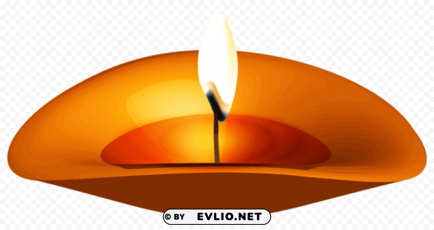 diwali candle PNG Graphic Isolated on Transparent Background