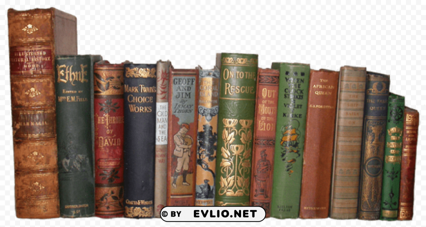 Collection Of Old Books - Image ID 7c1d42ea Clear PNG graphics