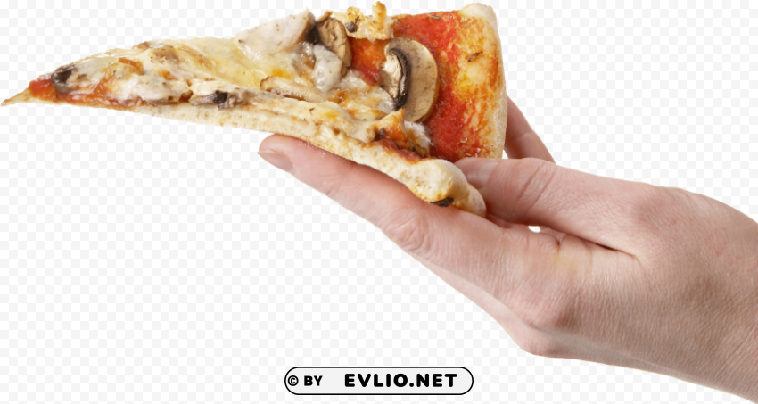 Holding Pizza PNG Images With Clear Alpha Layer