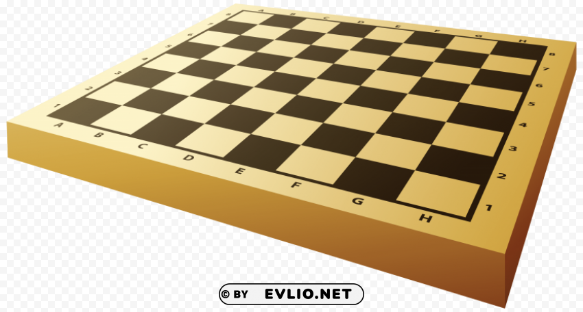 empty chessboard Isolated Subject with Clear PNG Background clipart png photo - d5b466e5