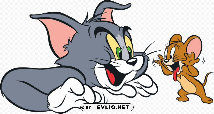 tom and jerry Clean Background Isolated PNG Object