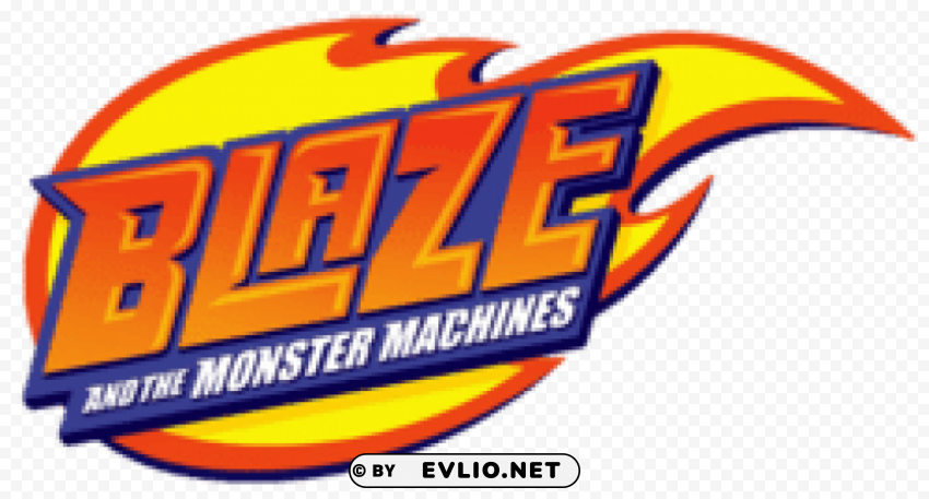 blaze and the monster machines logo PNG pictures with alpha transparency