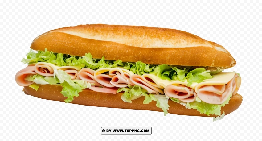 Delicious Italian Submarine Sandwich HD Transparent PNG Graphic with Isolated Transparency - Image ID cffd19c4