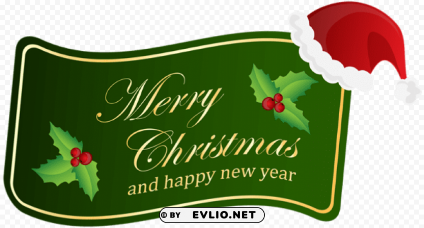 merry christmas label PNG graphics with clear alpha channel