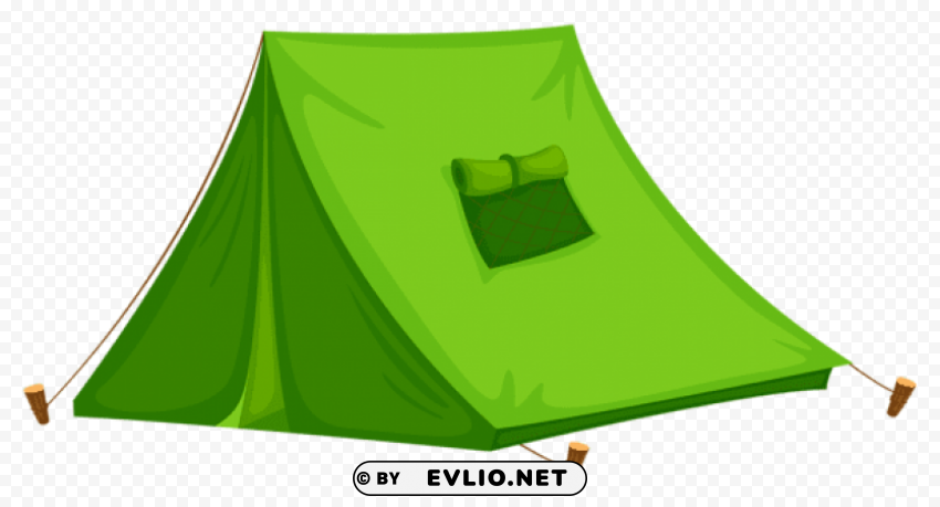 green tentpicture PNG for educational projects