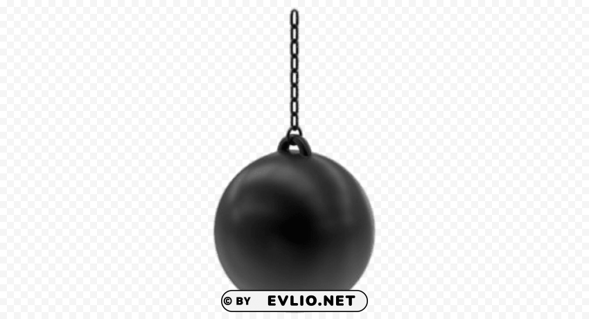 Transparent Background PNG of black wrecking ball Clear background PNGs - Image ID f4fc83d3