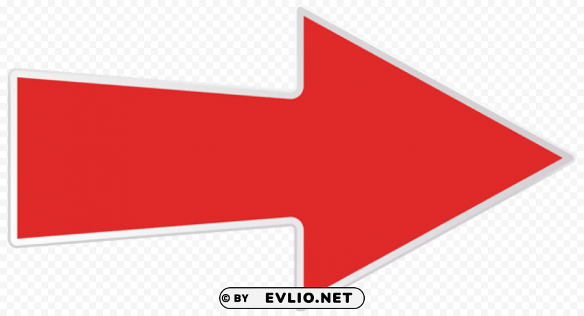 red right arrow transparent Clean Background Isolated PNG Graphic Detail