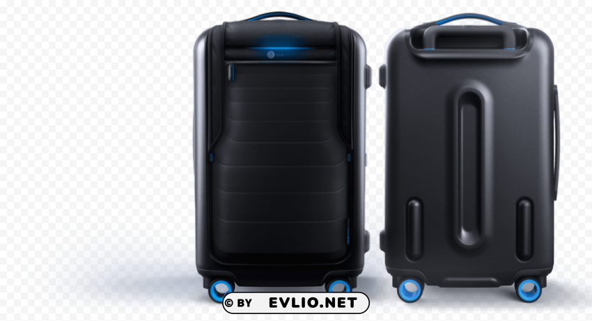 blue revolutionary suitcase Isolated Graphic on Transparent PNG