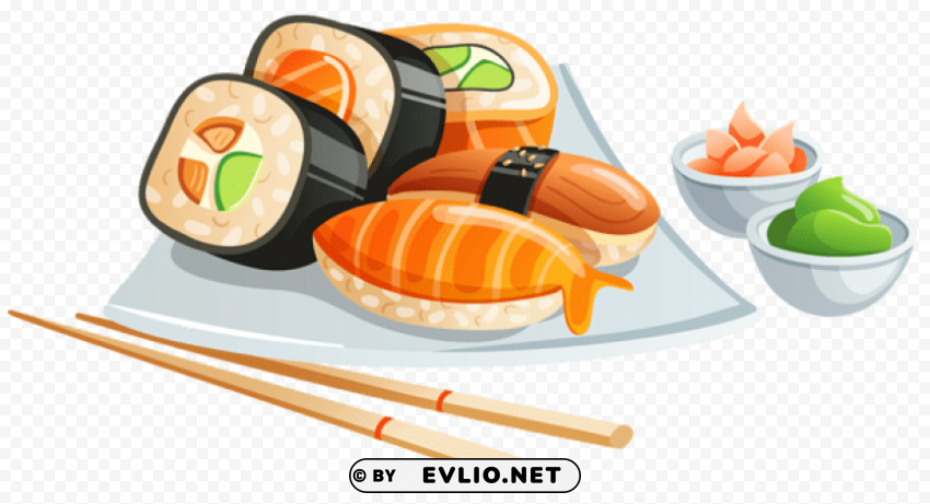 sushi PNG images with clear cutout