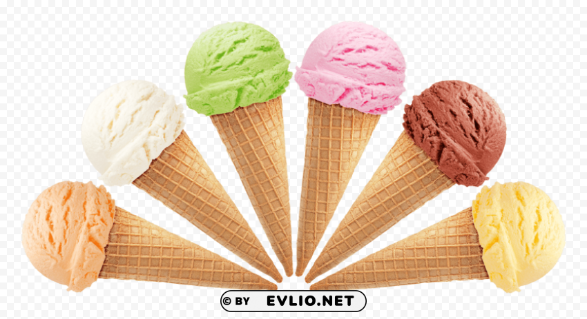 ice cream cone pic Transparent PNG Object with Isolation