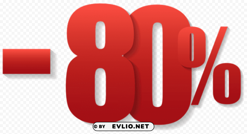 -80% off sale PNG Image Isolated with HighQuality Clarity