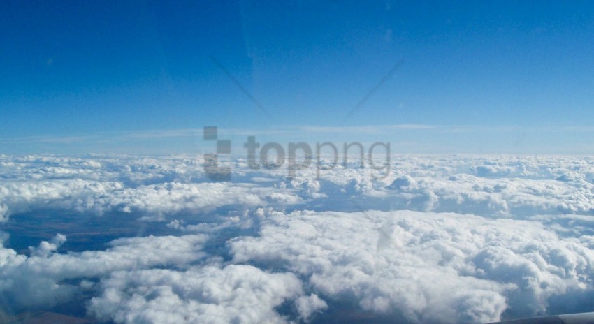 above the clouds Isolated Character with Clear Background PNG