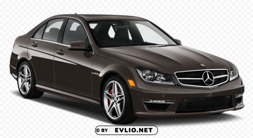 dakota brown mercedes benz c class 2014 car Isolated Illustration in Transparent PNG