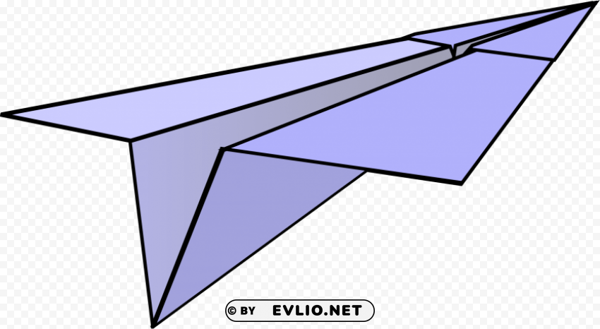 paper plane PNG Image with Transparent Cutout