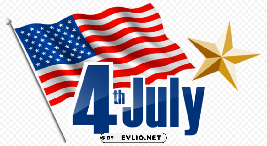 4th july PNG Graphic with Transparent Background Isolation