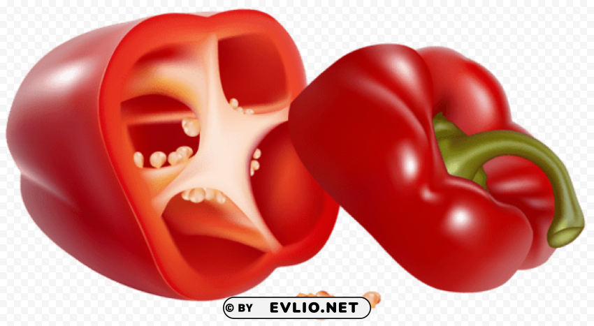 red pepperpicture Transparent PNG images for design