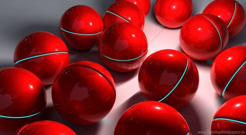balls glass red sphere wallpaper PNG Image Isolated with Clear Transparency