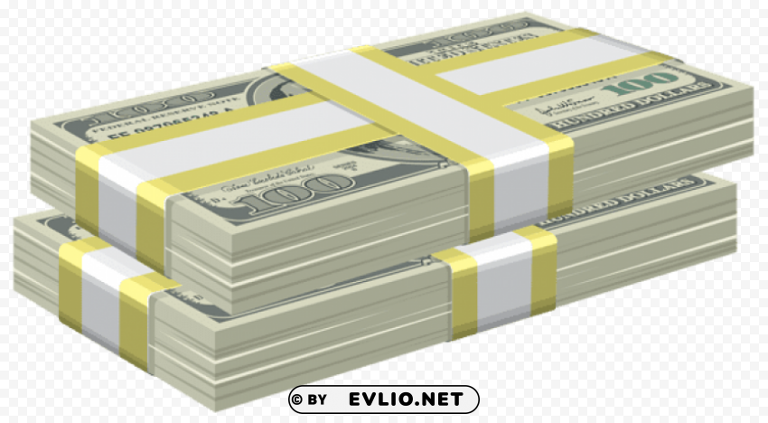 bundles of dollars PNG Graphic with Isolated Clarity