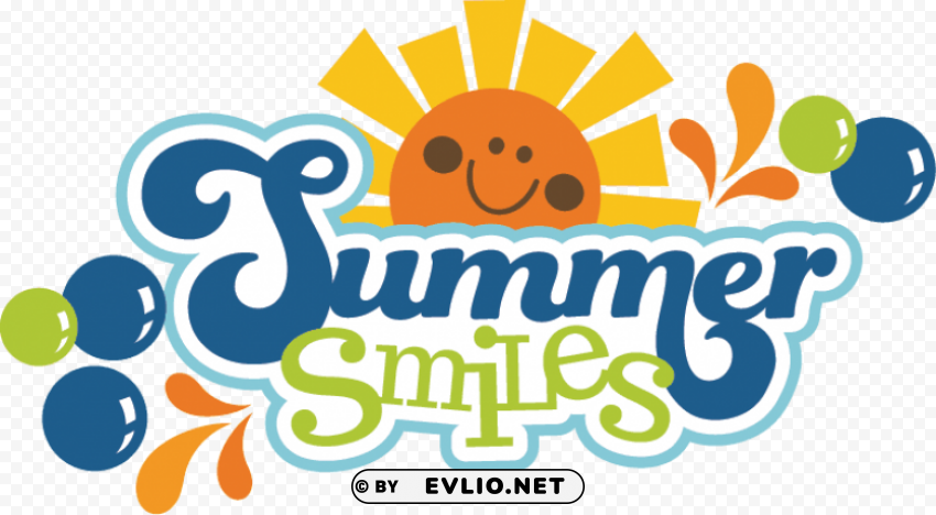 summer scrapbook titles PNG images with alpha channel diverse selection