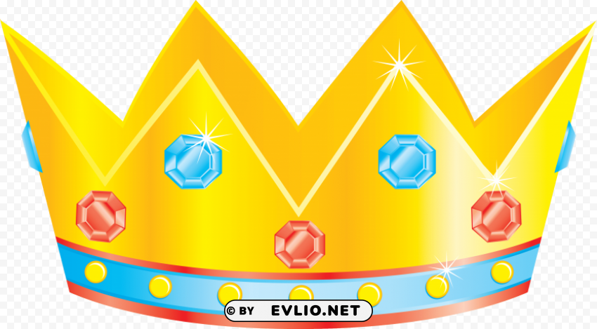 crown Isolated Item on Clear Transparent PNG clipart png photo - 8fd74cd3