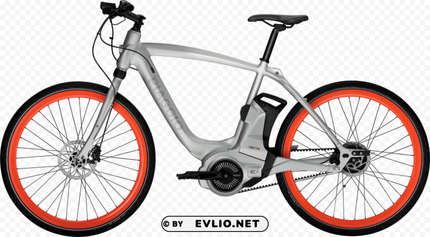 piaggio wi bike active plus Isolated Illustration on Transparent PNG
