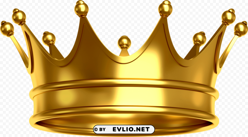 Transparent Background PNG of gold crown PNG icons with transparency - Image ID f7422c5e