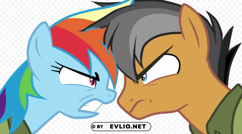 mlp rainbow dash and quibble pants Transparent PNG images for graphic design