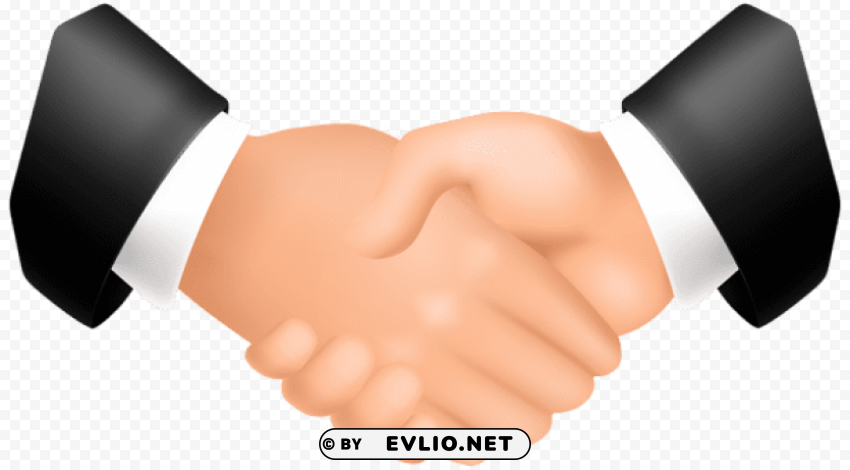 online hands handshake Isolated Icon on Transparent Background PNG