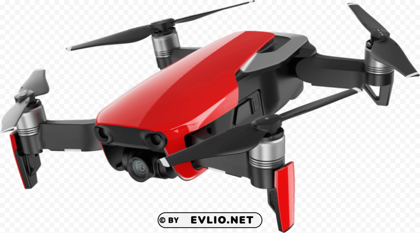 dji mavic air red drone PNG files with transparent backdrop complete bundle