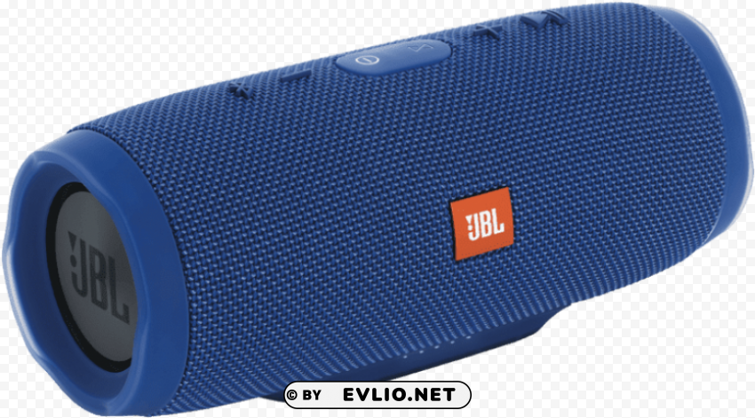 jbl charge 3 blue bluetooth speaker PNG for overlays