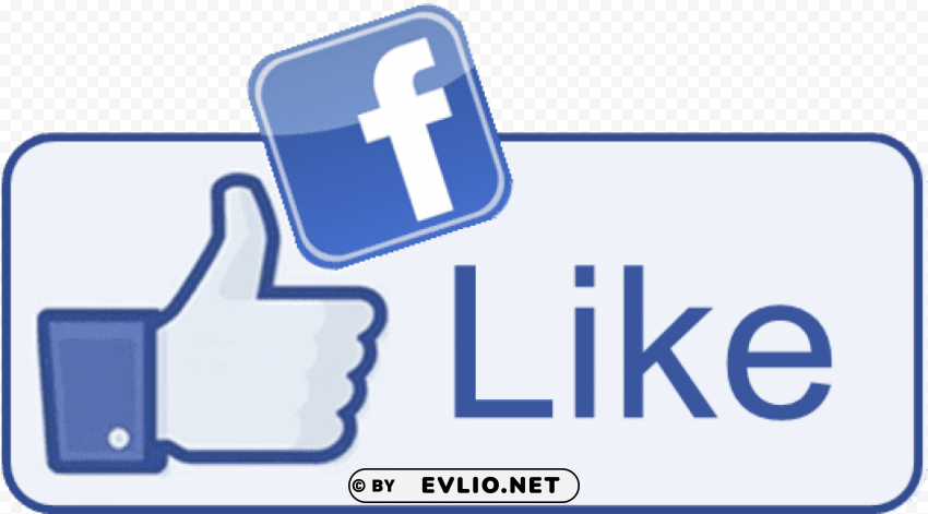 logo like facebook PNG Isolated Illustration with Clear Background