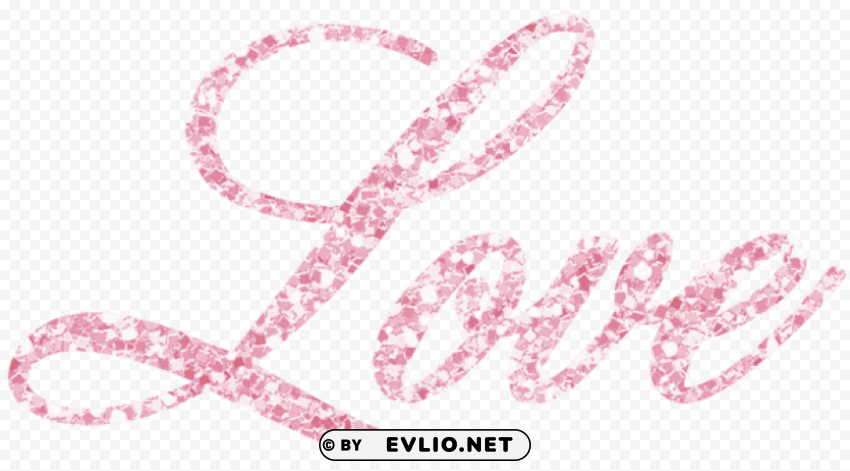 Pink Mosaic Love PNG For Use