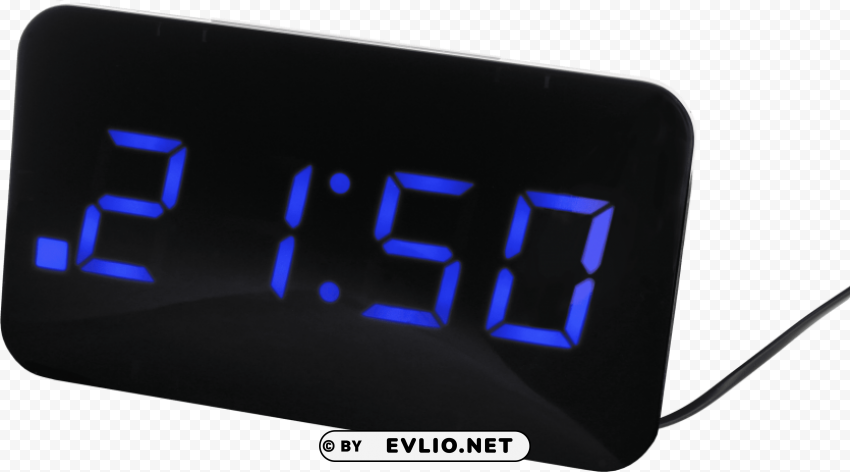 digital alarm clock jvd sb24 Isolated Artwork on Transparent Background PNG